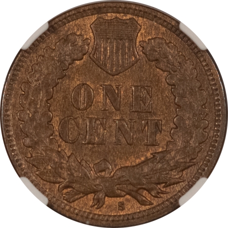 Indian 1908-S INDIAN CENT – NGC MS-62 BN, KEY-DATE!