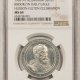 Exonumia 1889 BALTIMORE MD BATTLE OF NORTH POINT, NEW YORK CLOTHING HOUSE MEDAL NGC MS-63