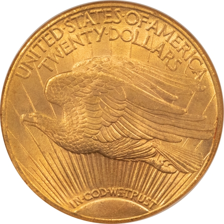 $20 1911-D $20 ST GAUDENS GOLD – NGC MS-64, SMOOTH & PLEASING!