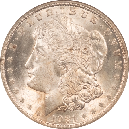Morgan Dollars 1921 MORGAN DOLLAR – NGC MS-65, FLASHY GEM!