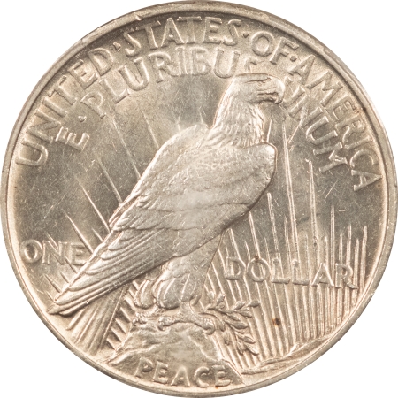 New Certified Coins 1921 PEACE DOLLAR, HIGH RELIEF – PCGS AU-58, LOOKS CH BU! PREMIUM QUALITY!