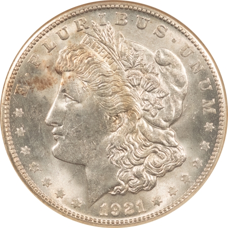 Morgan Dollars 1921-S MORGAN DOLLAR – NGC MS-64, GREAT LUSTER!