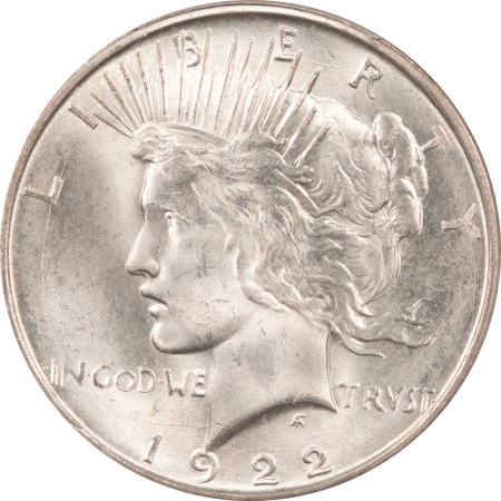 New Certified Coins 1922-D PEACE DOLLAR – PCGS MS-63 CREAMY WHITE, CHOICE!