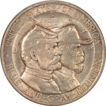New Certified Coins 1936 GETTYSBURG COMMEMORATIVE HALF DOLLAR – PCGS MS-65, PRETTY GEM!