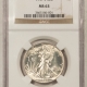 New Certified Coins 1941-S WALKING LIBERTY HALF DOLLAR – PCGS MS-64, LOOKS GEM! PREMIUM QUALITY!