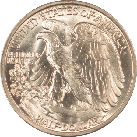 New Certified Coins 1943-S WALKING LIBERTY HALF DOLLAR – PCGS MS-64 BLAST WHITE