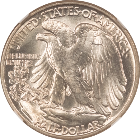 New Certified Coins 1945 WALKING LIBERTY HALF DOLLAR – NGC MS-64, FLASHY & ORIGINAL WHITE!