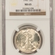 New Certified Coins 1945-S WALKING LIBERTY HALF DOLLAR – PCGS MS-66, PREMIUM QUALITY BLAZER!