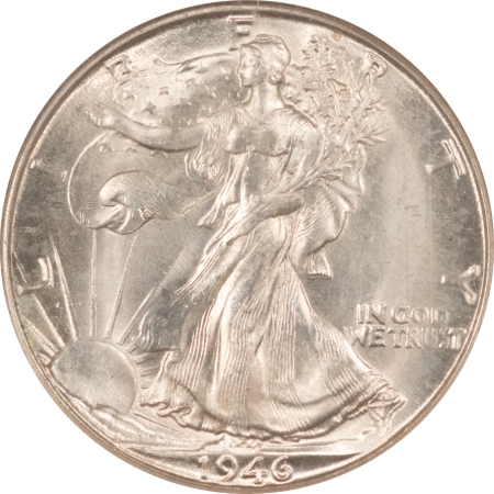 New Certified Coins 1946-D WALKING LIBERTY HALF DOLLAR – NGC MS-65 BLAST WHITE