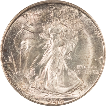 New Certified Coins 1946-S WALKING LIBERTY HALF DOLLAR – PCGS MS-66, FRESH & PRETTY!
