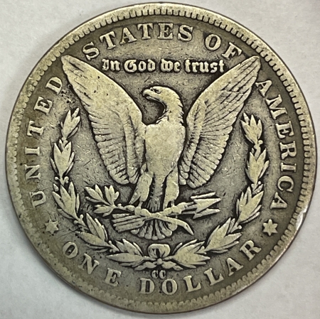 Dollars 1892-CC MORGAN DOLLAR – NICE PLEASING CIRCULATED, TOUGHER CARSON CITY!