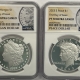 Dollars 2023-S MORGAN & PEACE DOLLAR COMMEM 2 COIN SET NGC PF-70 UCAM FIRST DAY OF ISSUE