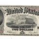 Large U.S. Notes 1917 $2 UNITED STATES NOTE, FR-57, ORIGINAL F/VF (LOOKS BETTER) BRIGHT & FRESH!