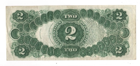 Large U.S. Notes 1917 $2 UNITED STATES NOTE, FR-60, ORIGINAL VF (LOOKS BETTER) BRIGHT & FRESH!