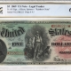 Large U.S. Notes 1869 $10 RAINBOW LEGAL-TENDER, FR-96, PCGS 64 PPQ; FRESH FROM AN OLD COLLECTION!