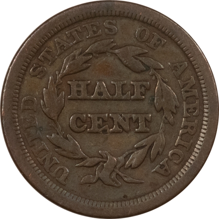 Braided Hair Half Cents 1850 BRAIDED HAIR HALF CENT – CIRCULATED!