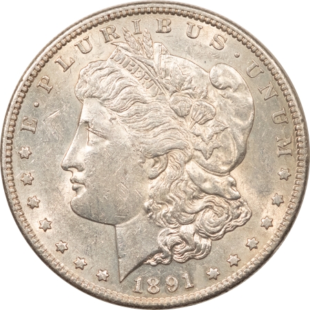 Morgan Dollars 1891-S MORGAN DOLLAR – HIGH GRADE EXAMPLE! CHOICE ABOUT UNCIRCULATED!