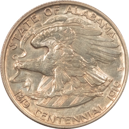 New Store Items 1921 ALABAMA 2X2 COMMEMORATIVE HALF DOLLAR – UNCIRCULATED DETAILS, CLEANED