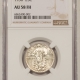 New Certified Coins 1930-S STANDING LIBERTY QUARTER – NGC AU-58, FROSTY & PREMIUM QUALITY+!