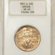 New Certified Coins 1937-D OREGON COMMEMORATIVE HALF DOLLAR – PCGS MS-65, BLAST WHITE GEM!