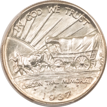New Certified Coins 1937-D OREGON COMMEMORATIVE HALF DOLLAR – PCGS MS-65, BLAST WHITE GEM!