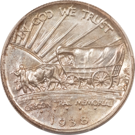 New Certified Coins 1938-S OREGON COMMEMORATIVE HALF DOLLAR – PCGS MS-65, FRESH FLASHY GEM!