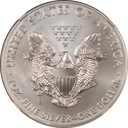American Silver Eagles 2011-S $1 AMERICAN SILVER EAGLE, 1 OZ – NGC MS-70, 25TH ANNIVERSARY SET! US MINT