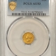 $1 1854 $1 GOLD DOLLAR, TYPE I – NGC MS-61
