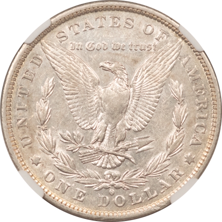 Morgan Dollars 1882-O/S MORGAN DOLLAR, TOP-100, VAM-3 FLUSH S – NGC AU-53, FLASHY!