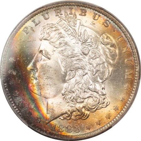 Morgan Dollars 1883-O MORGAN DOLLAR – PCGS MS-64, GORGEOUS!