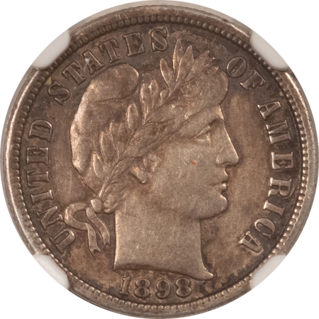 Barber Dimes 1898-S BARBER DIME – NGC XF-45, PREMIUM QUALITY! LOOKS ABOUT UNCIRCULATED!
