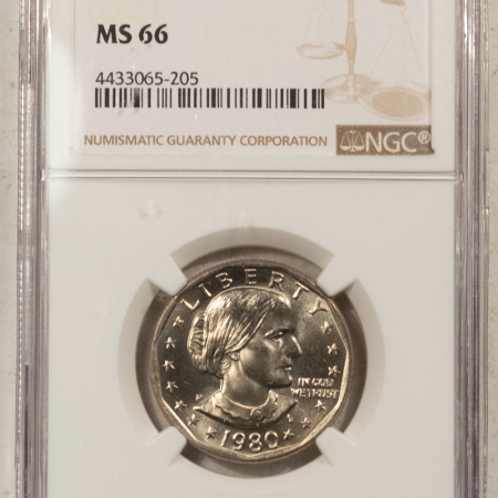 Eisenhower Dollars 1980-D $1 SUSAN B. ANTHONY DOLLAR – NGC MS-66