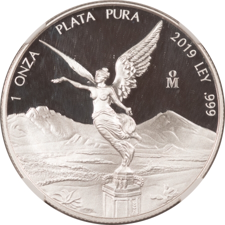 New Certified Coins 2019 MEXICO 1 OZ SILVER PROOF LIBERTAD, 1 ONZA NGC PF-70 ULTRA CAMEO