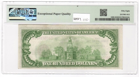 New Store Items 1929 $100 FEDERAL RESERVE NOTE, CLEVELAND, FR-1890-D, PMG CHOICE AU-58 EPQ!